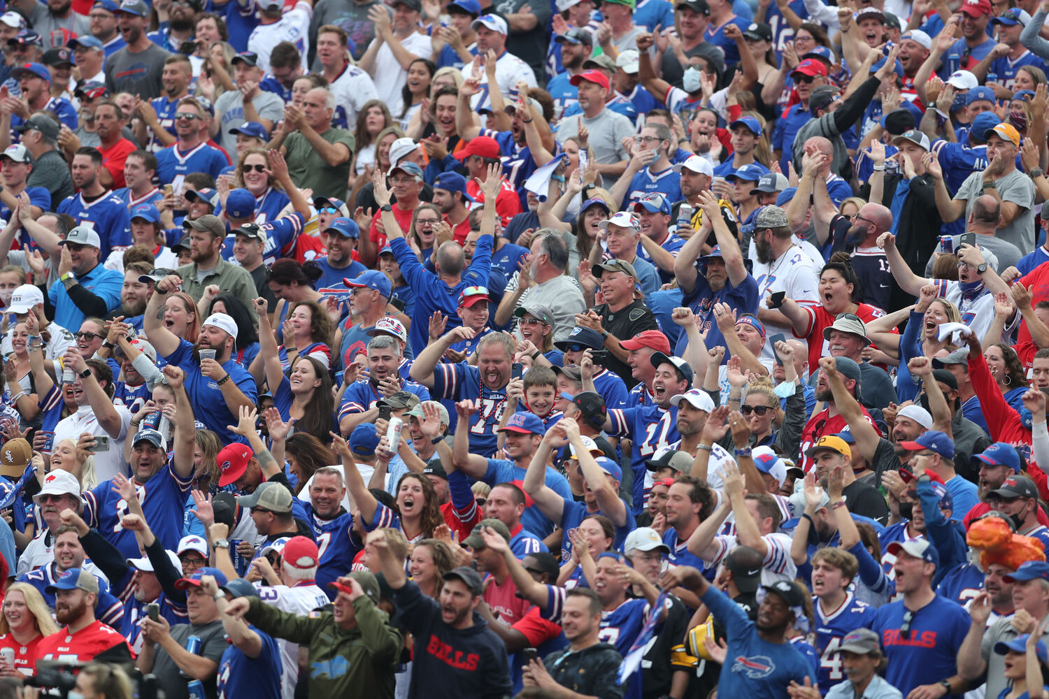 The Bills fan show up